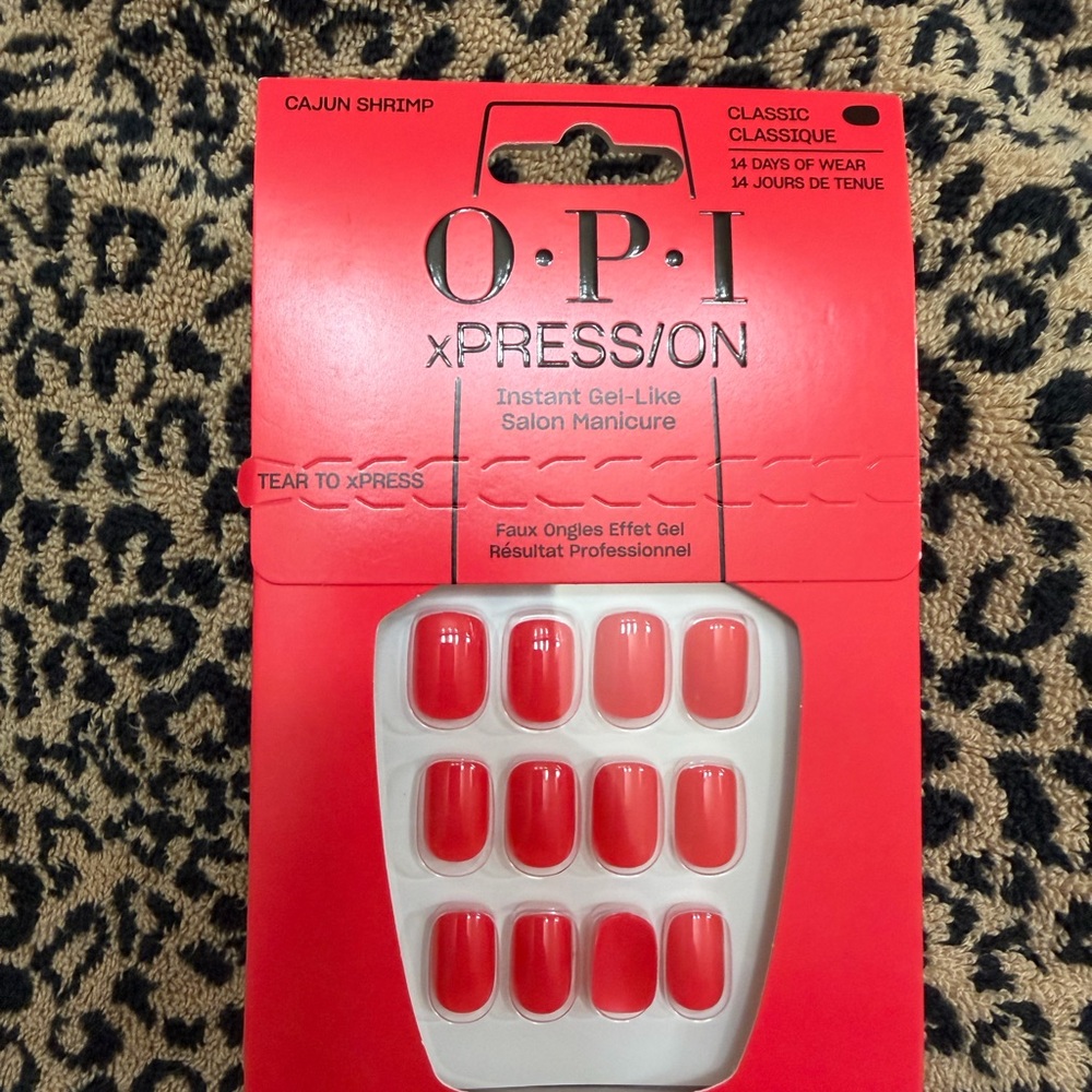 OPI xPress/On Gel Manicure - Classic Cajun Shrimp